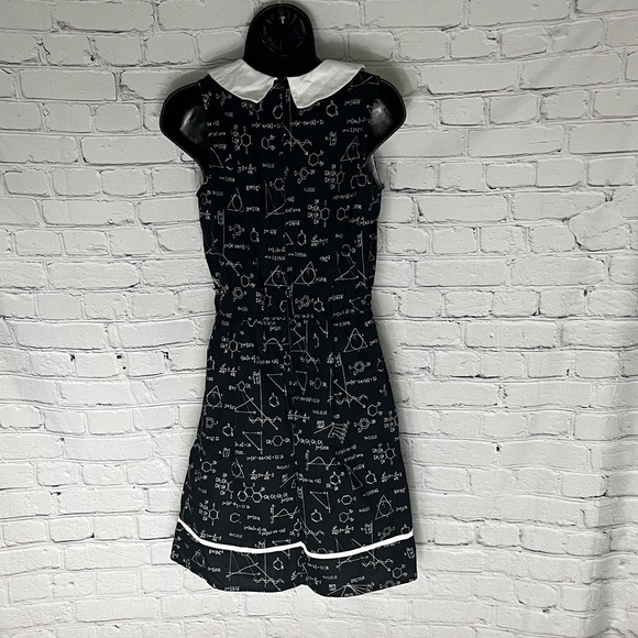 ModCloth Monochrome Science Pattern Mini Dress - Picture 7 of 7